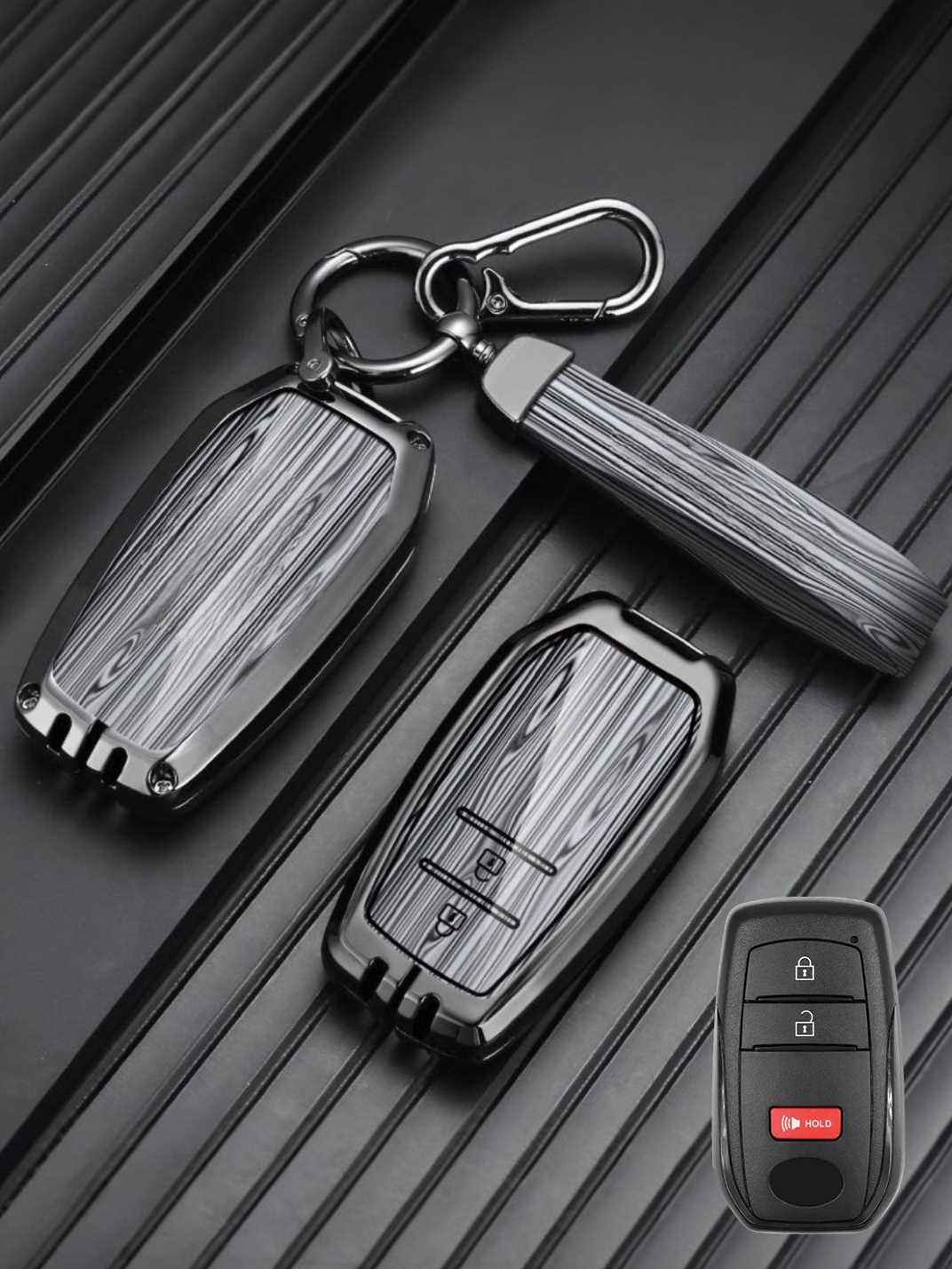 Heavy-Duty Zinc Alloy Toyota Key Fob Cover