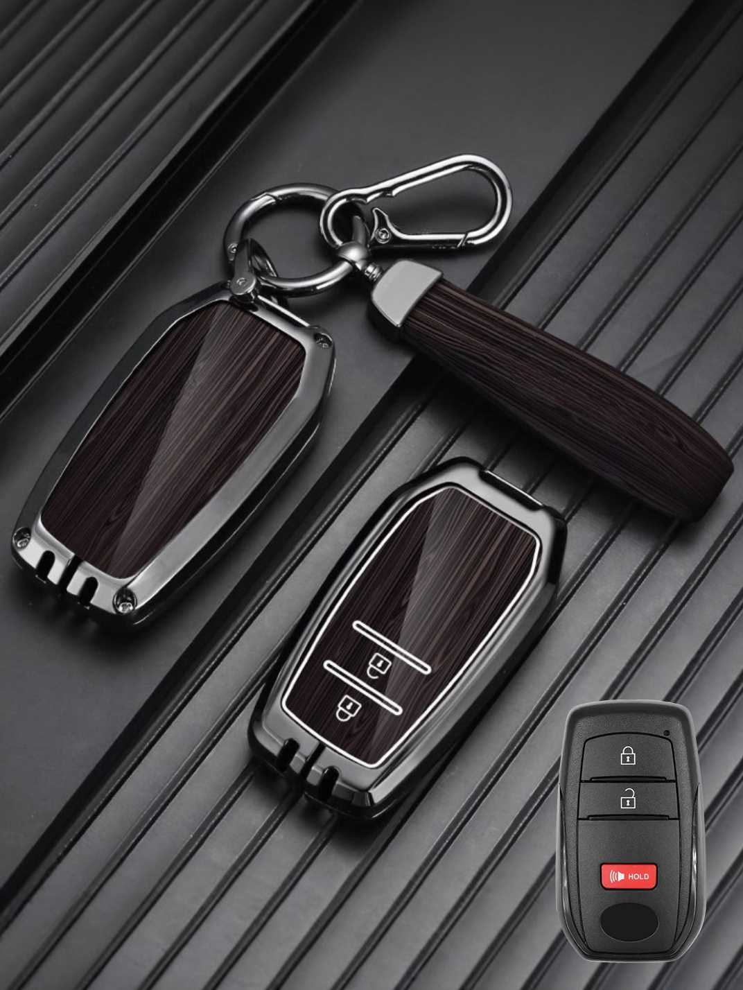 Heavy-Duty Zinc Alloy Toyota Key Fob Cover