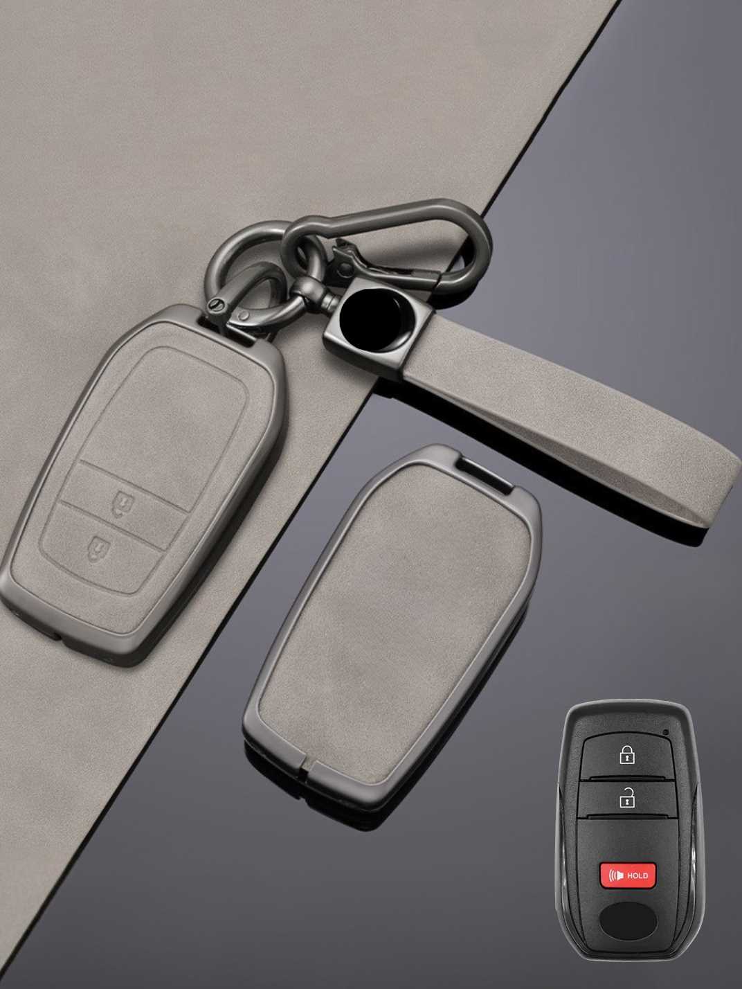 Premium Genuine Leather Toyota Key Cover