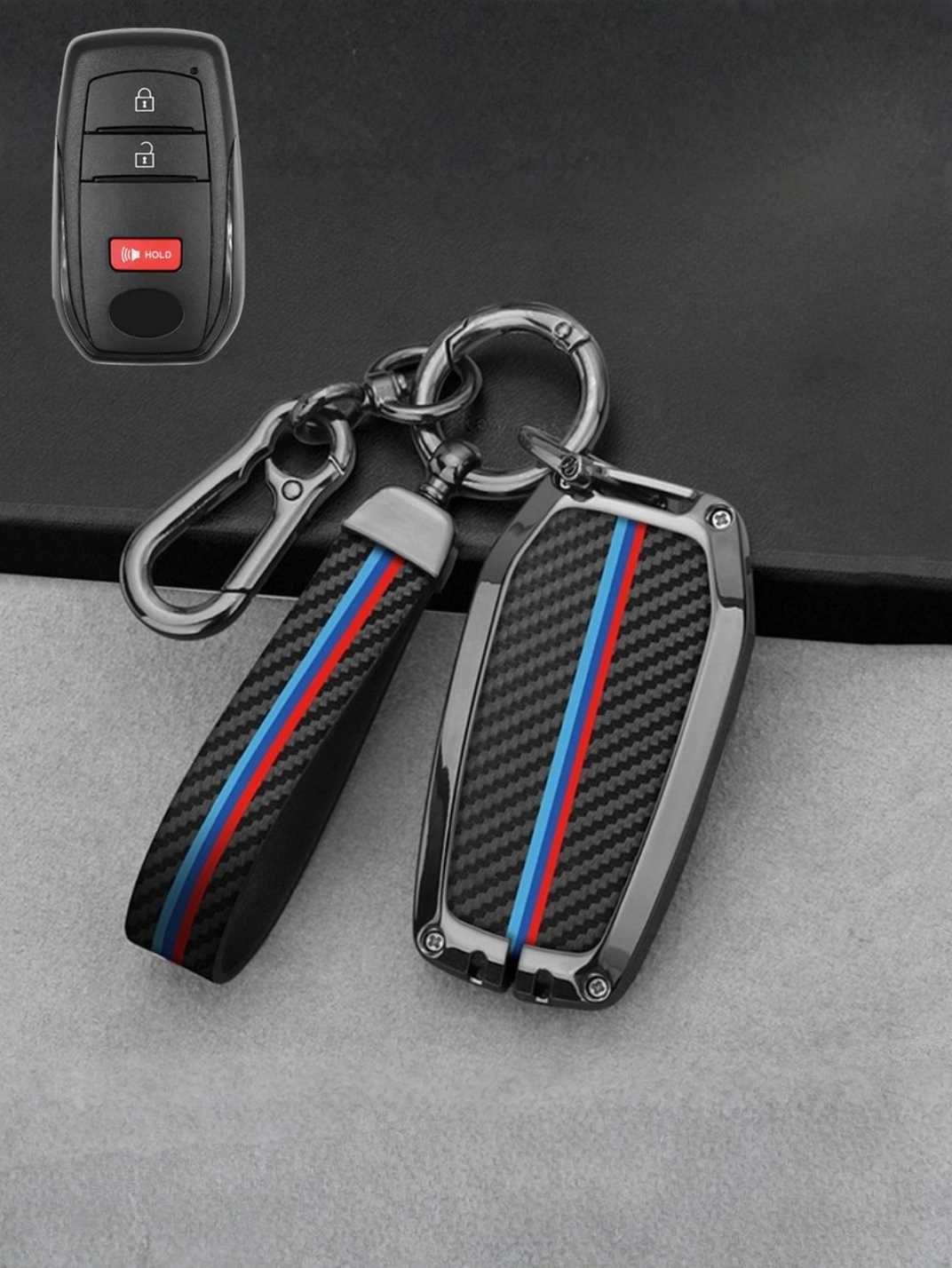 Visible Button Toyota Key Protector Shell