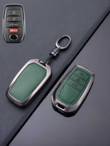 Toyota Key Genuine Leather & Metal Frame