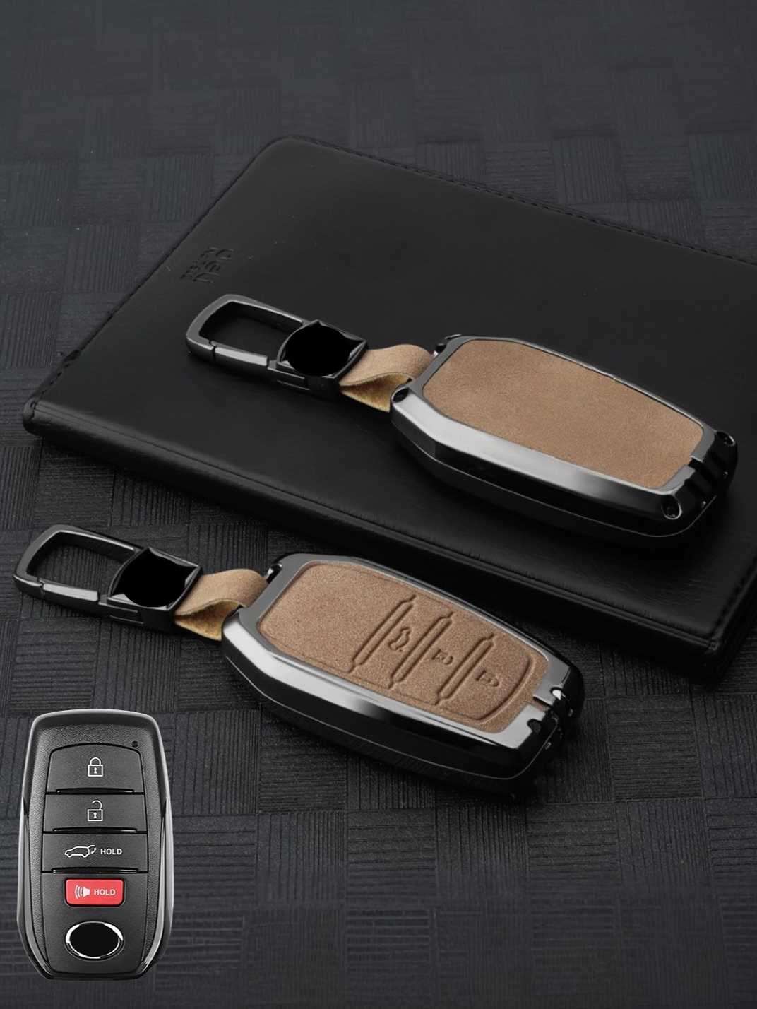 Genuine Alcantara Toyota Key Fob Cover