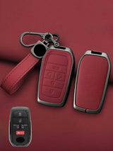 Toyota Key Genuine Leather & Metal Frame