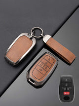 Toyota Key Genuine Leather & Metal Frame