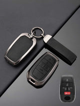 Toyota Key Genuine Leather & Metal Frame
