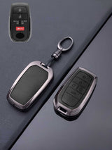 Toyota Key Genuine Leather & Metal Frame