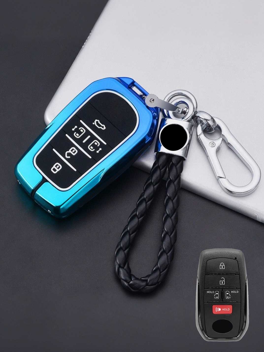 Luxury Colored Alloy Toyota Key Fob Case