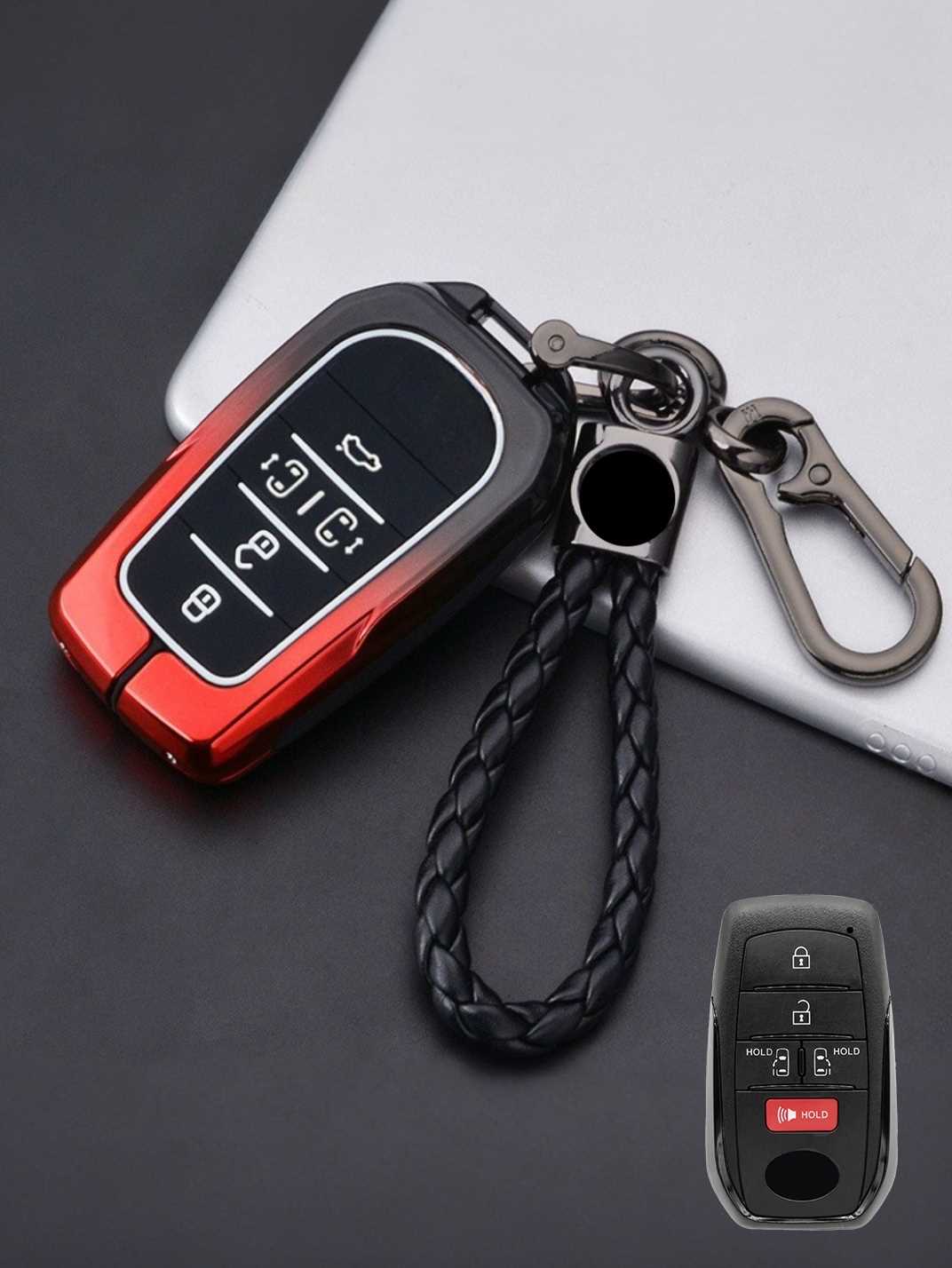Luxury Colored Alloy Toyota Key Fob Case