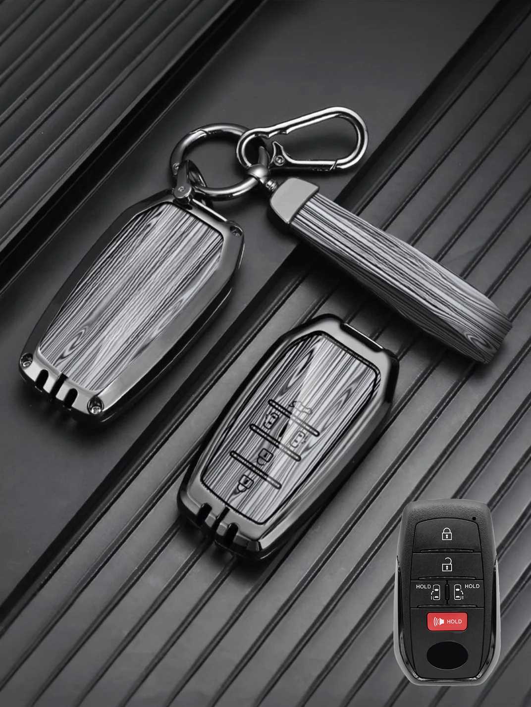 Heavy-Duty Zinc Alloy Toyota Key Fob Cover
