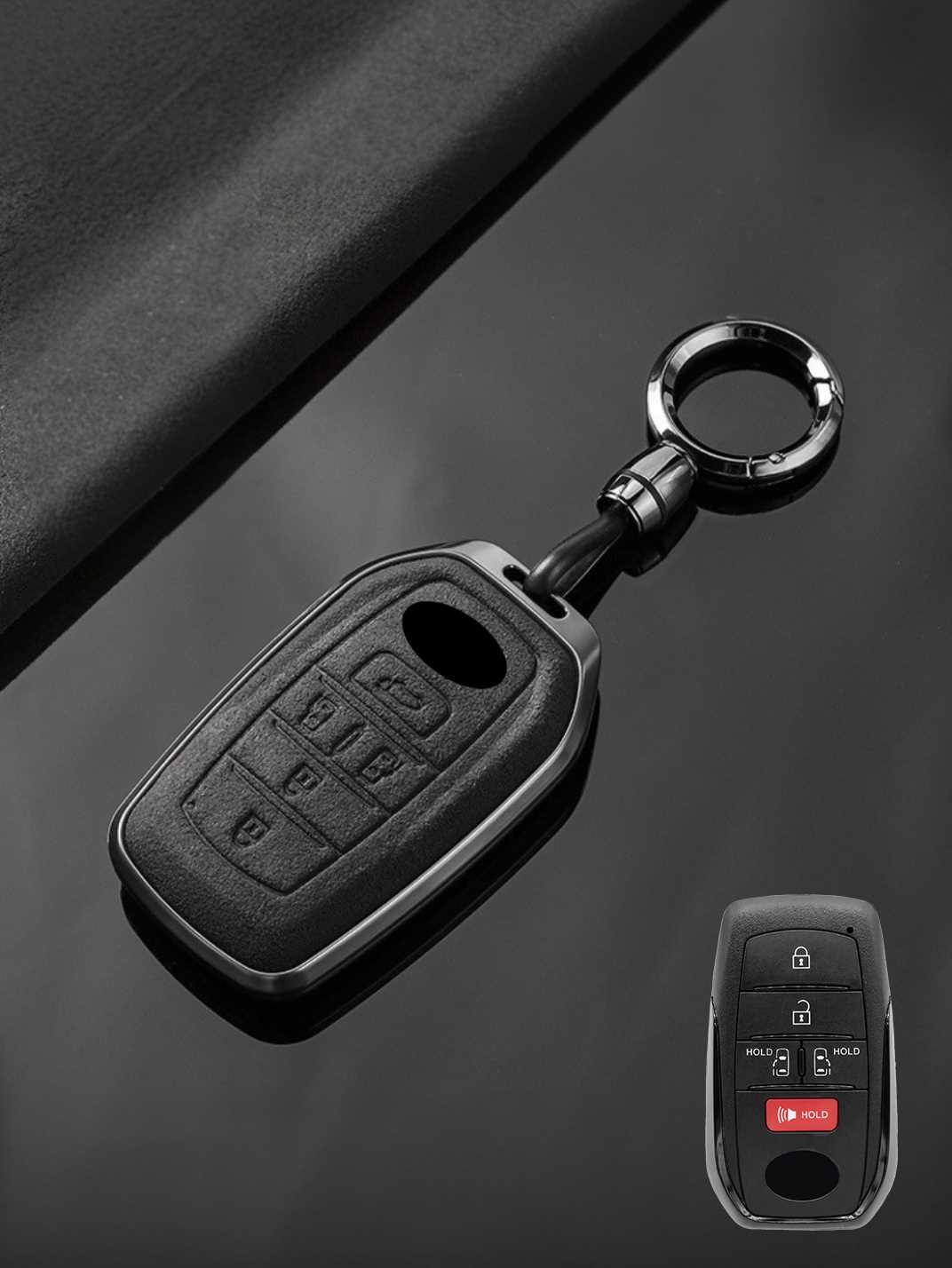 Genuine Alcantara Toyota Key Fob Cover