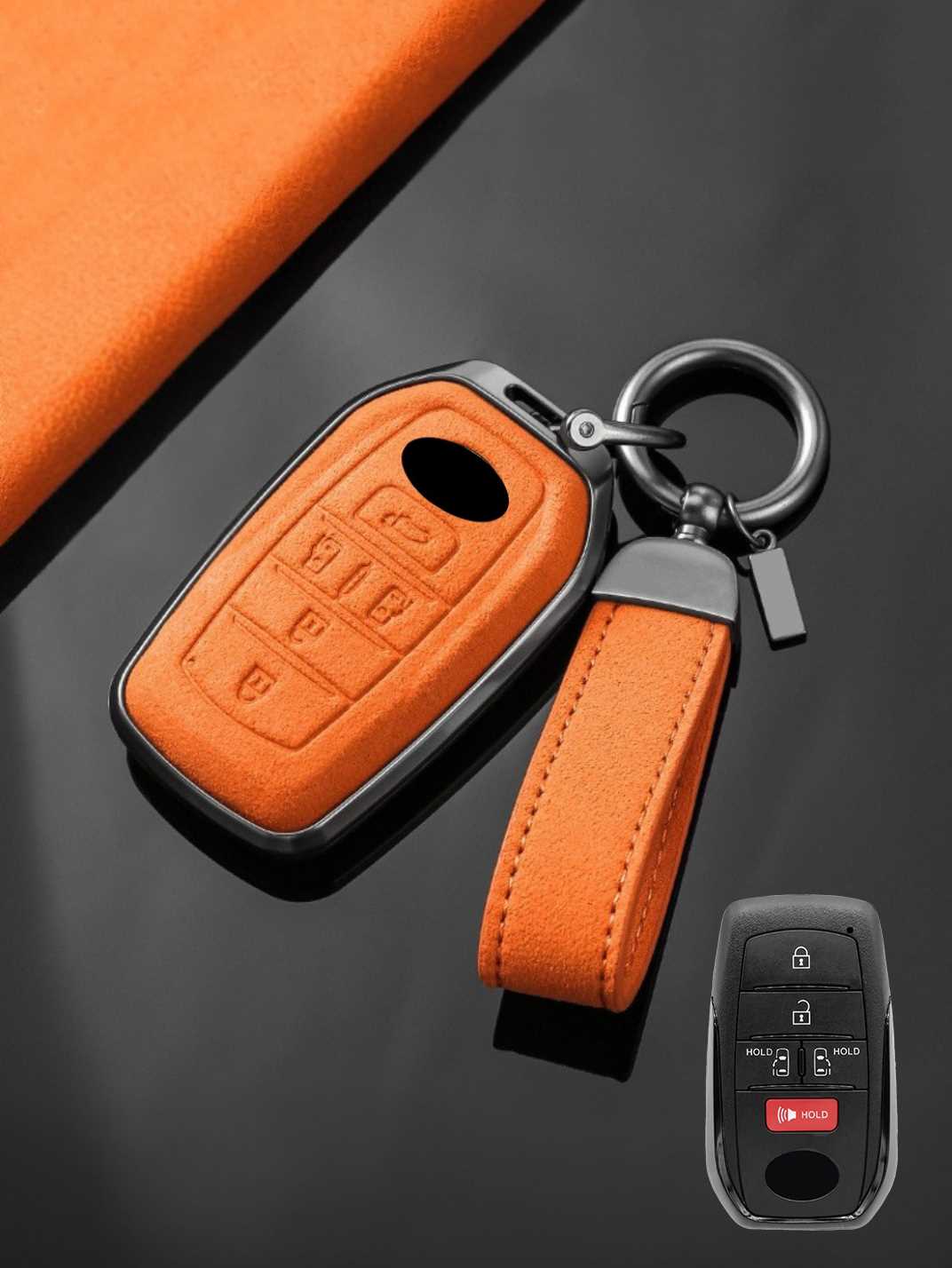 Genuine Alcantara Toyota Key Fob Cover