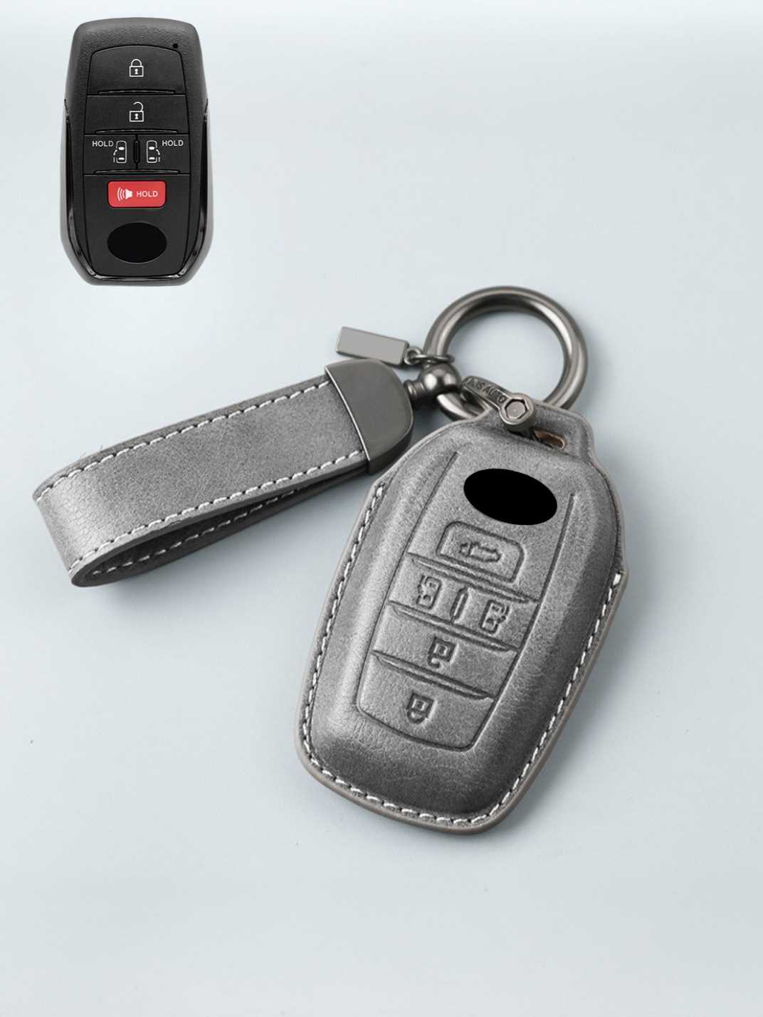 Premium Genuine Leather Toyota Key Cover