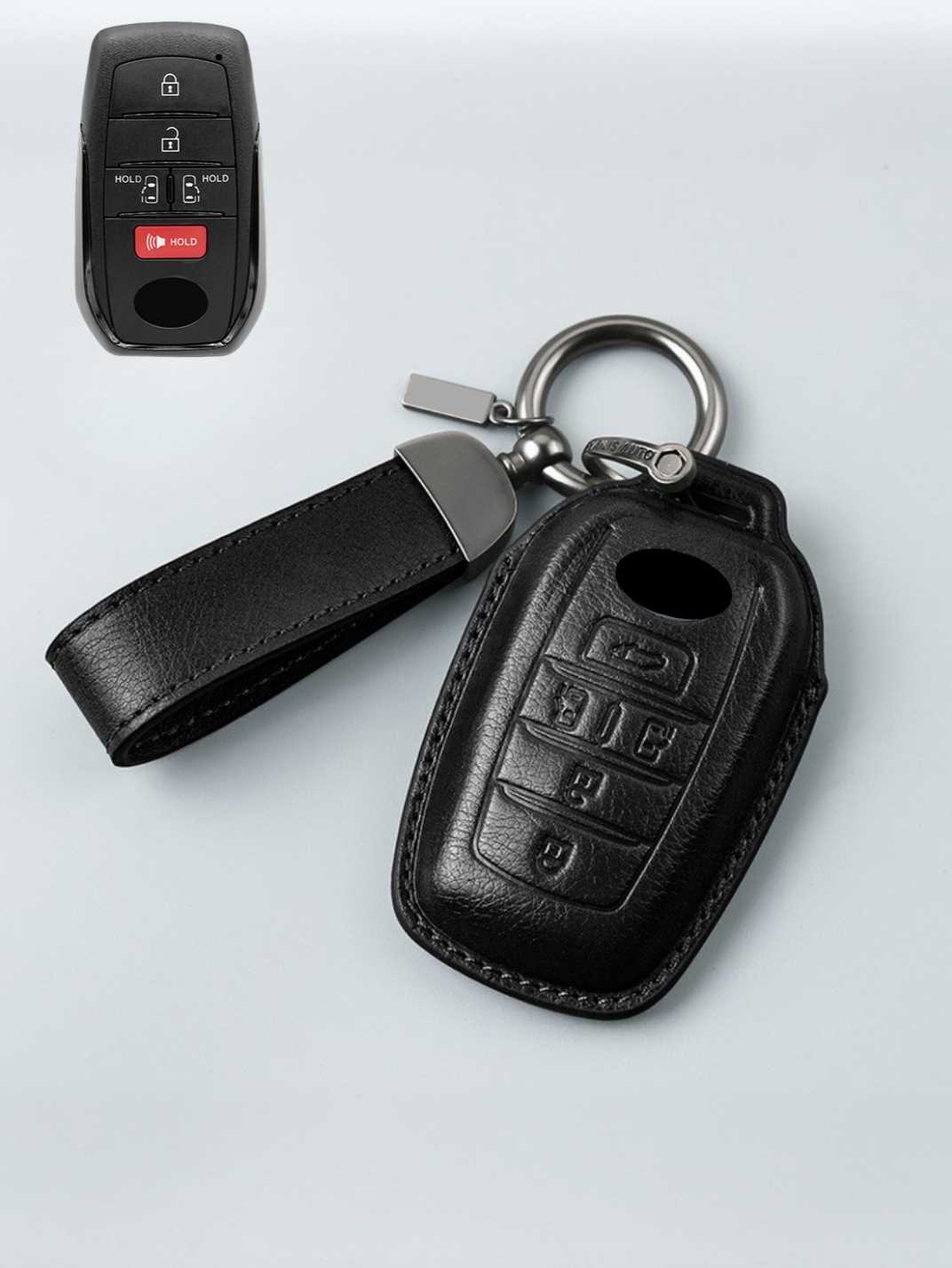 Premium Genuine Leather Toyota Key Cover