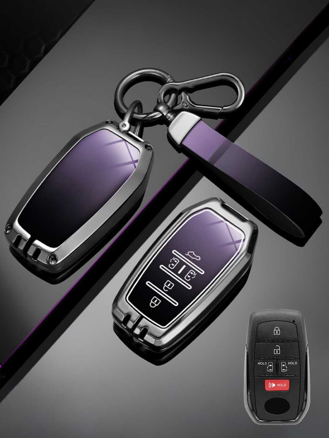 Heavy-Duty Zinc Alloy Toyota Key Fob Cover