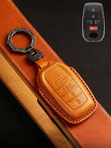 Premium Genuine Leather Toyota Key Cover