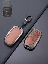 Toyota Key Genuine Leather & Metal Frame