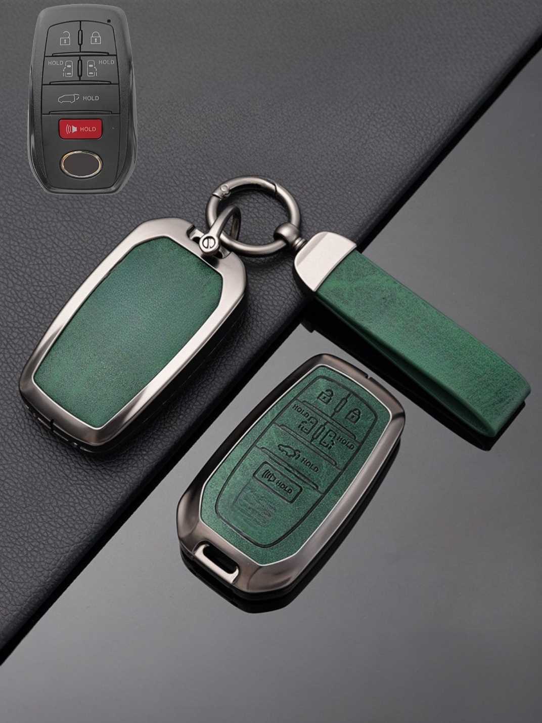 Premium Genuine Leather Toyota Key Cover