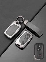 Lexus Key Genuine Leather & Metal Frame