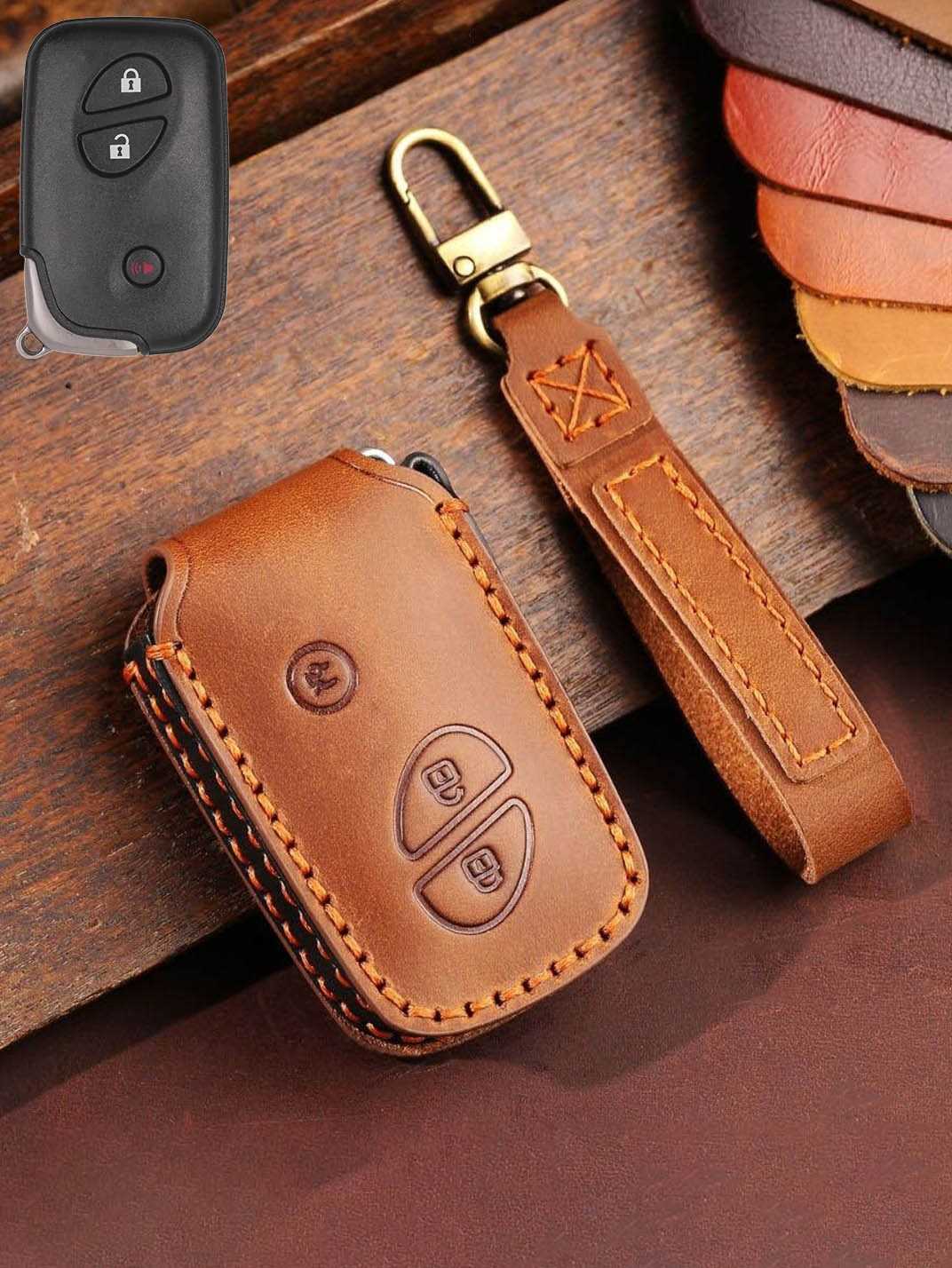 Premium Genuine Leather Lexus Key Cover