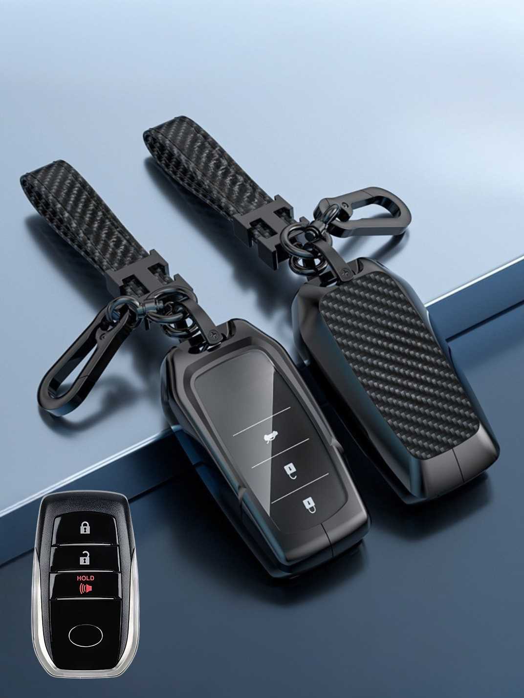Visible Button Toyota Key Protector Shell