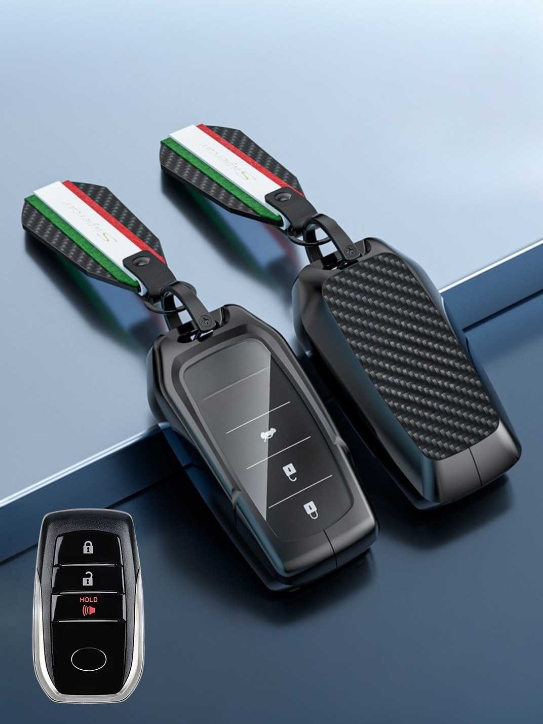 Visible Button Toyota Key Protector Shell
