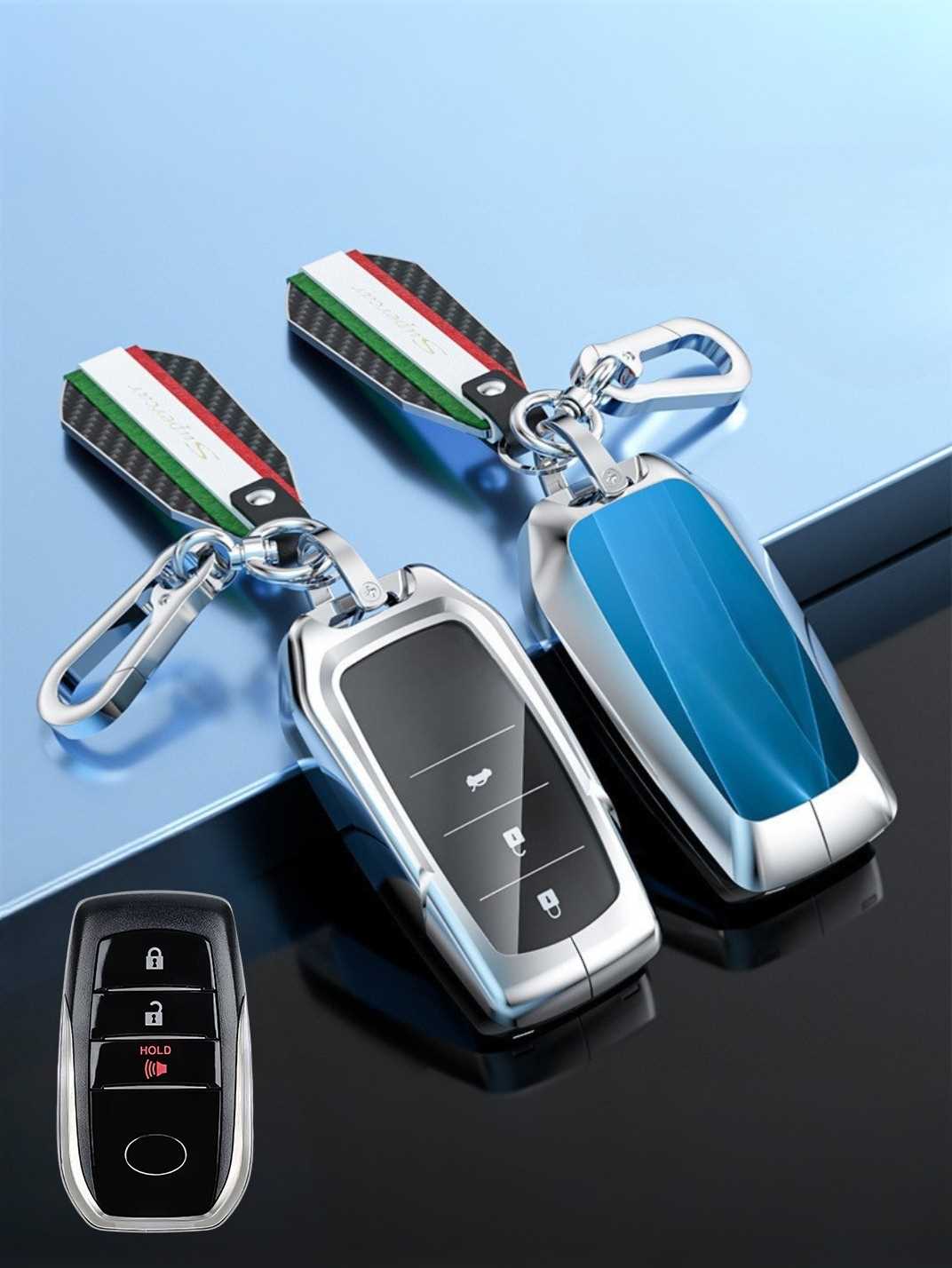 Visible Button Toyota Key Protector Shell