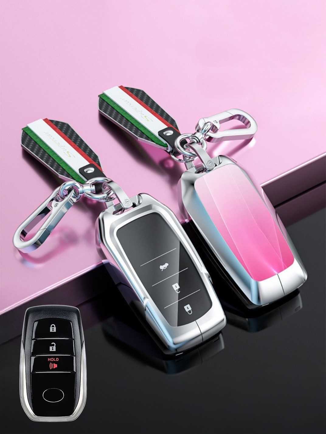 Visible Button Toyota Key Protector Shell