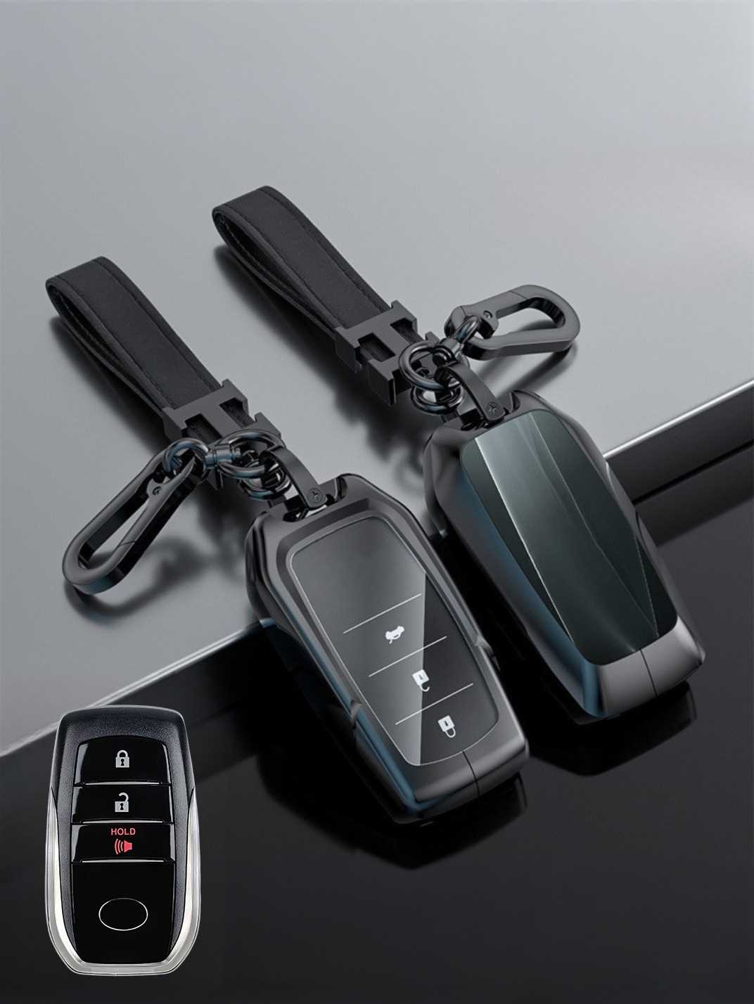 Visible Button Toyota Key Protector Shell