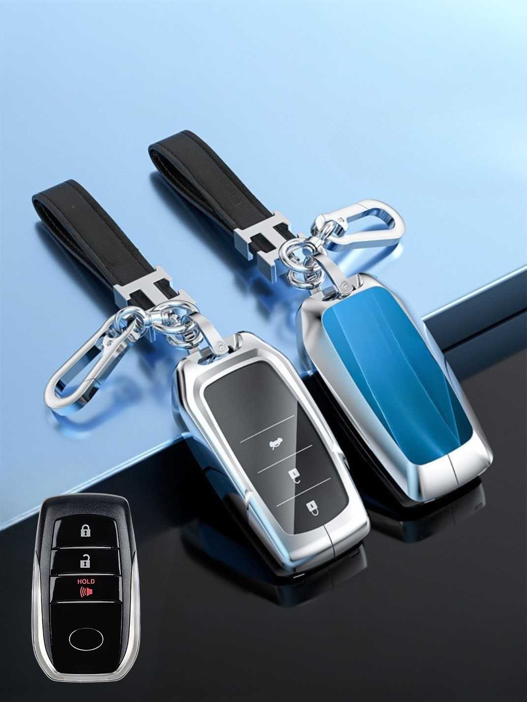 Visible Button Toyota Key Protector Shell