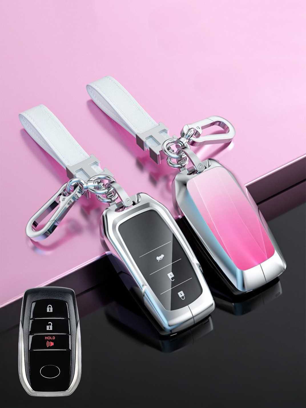 Visible Button Toyota Key Protector Shell