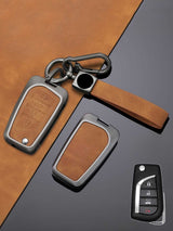 Premium Genuine Leather Toyota Key Cover