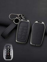 Toyota Key Genuine Leather & Metal Frame