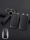 Toyota Key Fob Cover with Leather & Metal Frame