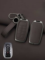 Toyota Key Genuine Leather & Metal Frame