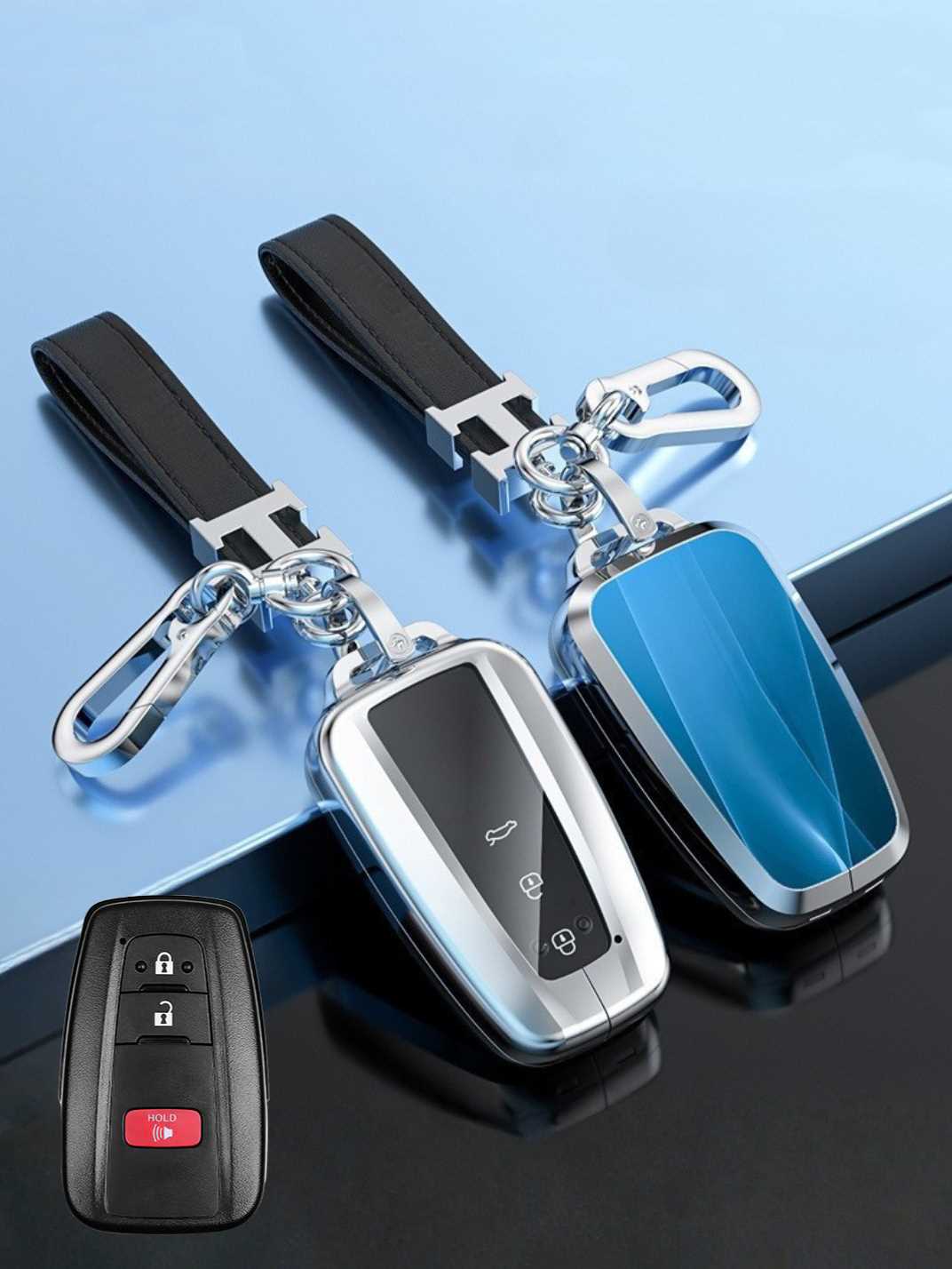 Visible Button Toyota Key Protector Shell