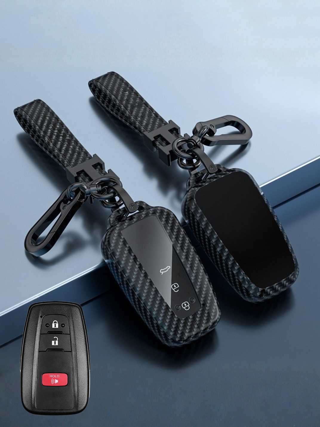 Visible Button Toyota Key Protector Shell