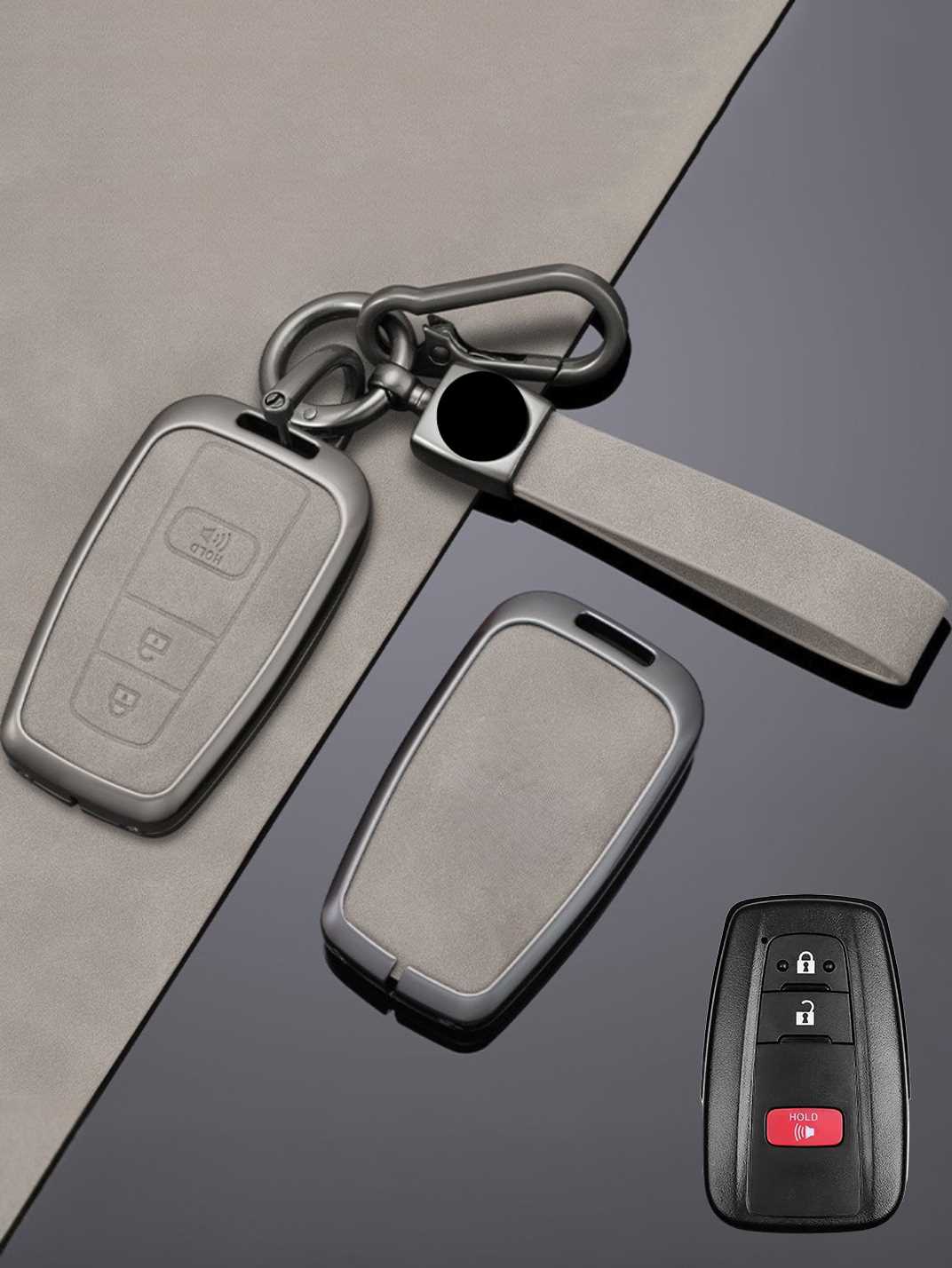 Premium Genuine Leather Toyota Key Cover