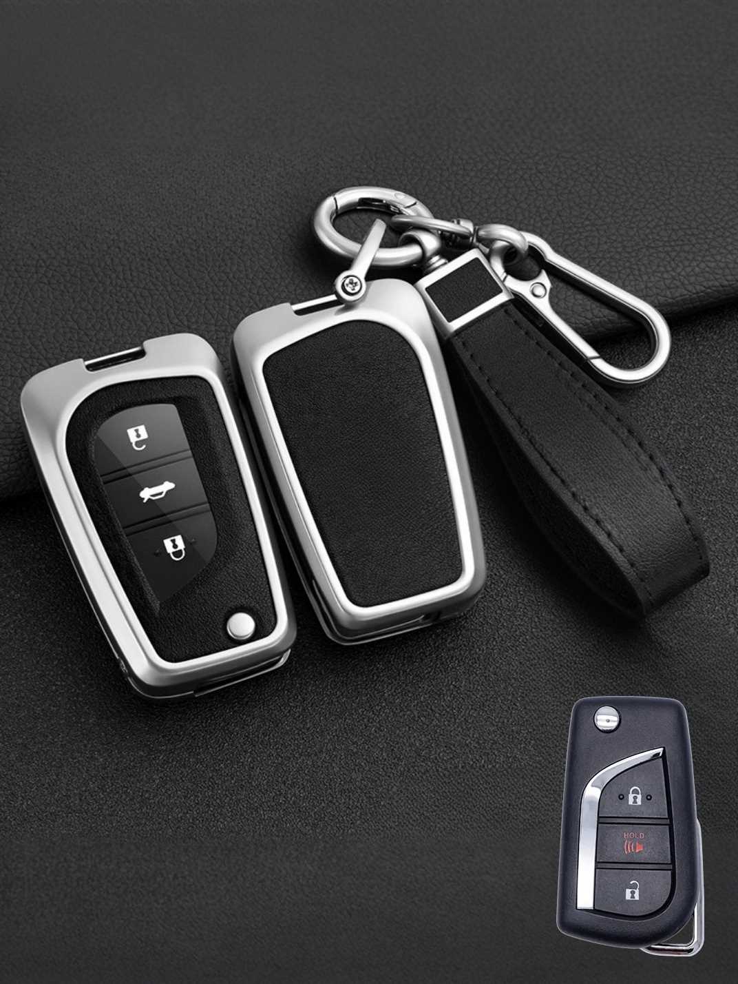 Premium Visible-Button Toyota Key Shell