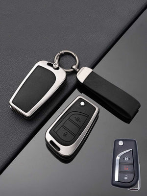 Premium Genuine Leather Toyota Key Cover