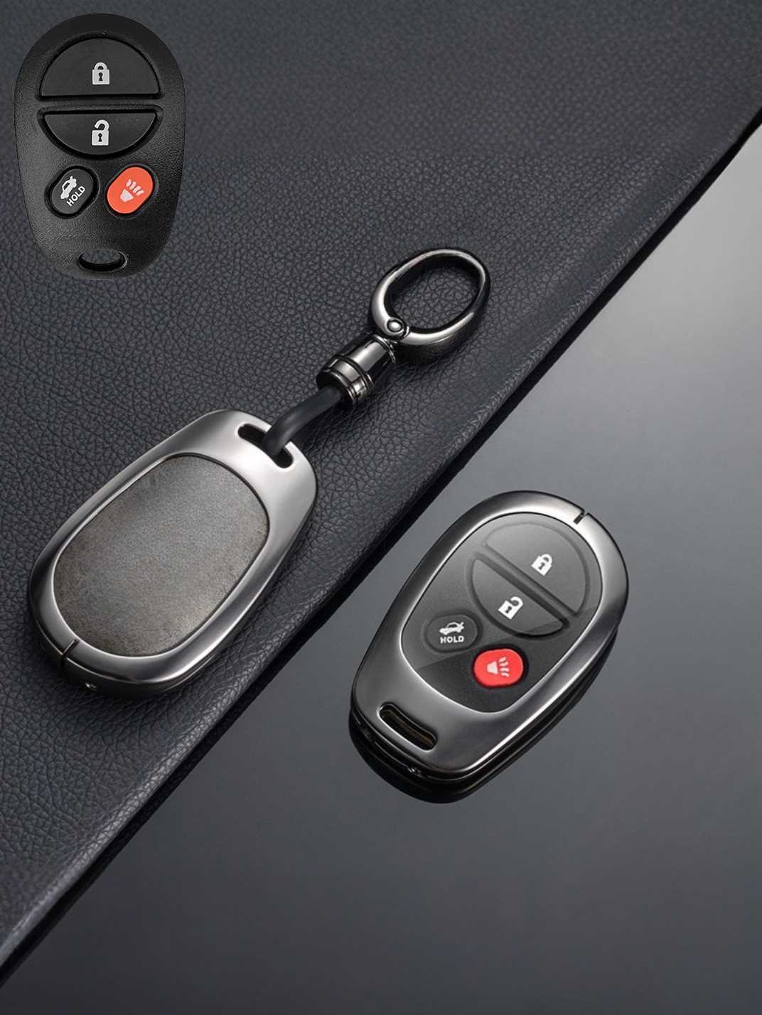 Premium Genuine Leather Toyota Key Cover
