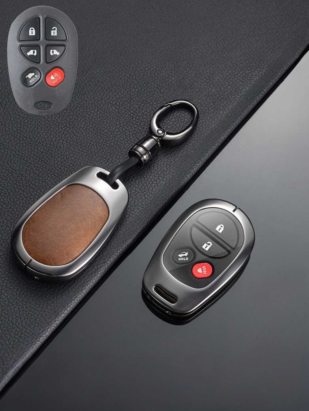 Premium Genuine Leather Toyota Key Cover