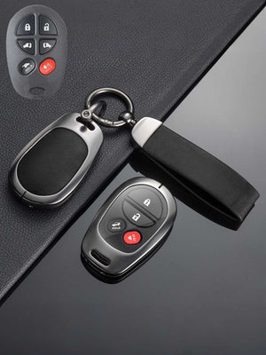 Toyota Key Genuine Leather & Metal Frame