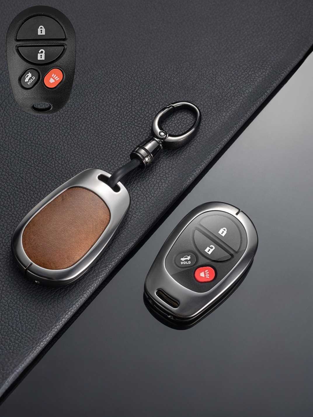 Premium Genuine Leather Toyota Key Cover