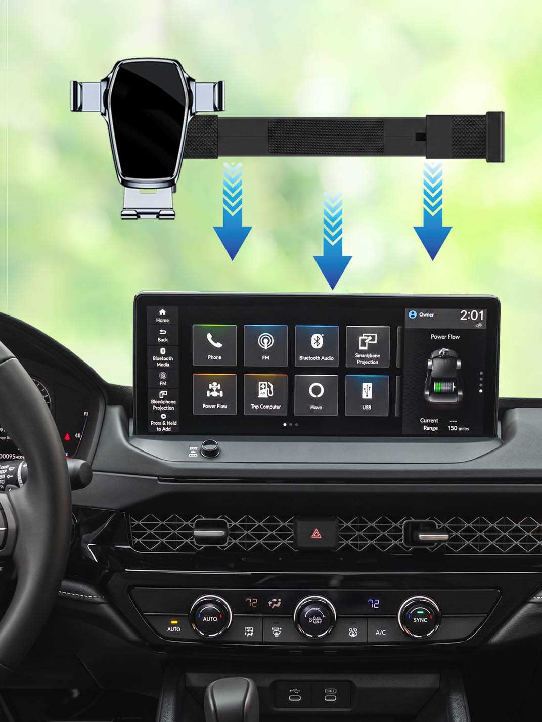 Support de téléphone Martoffes™ Honda