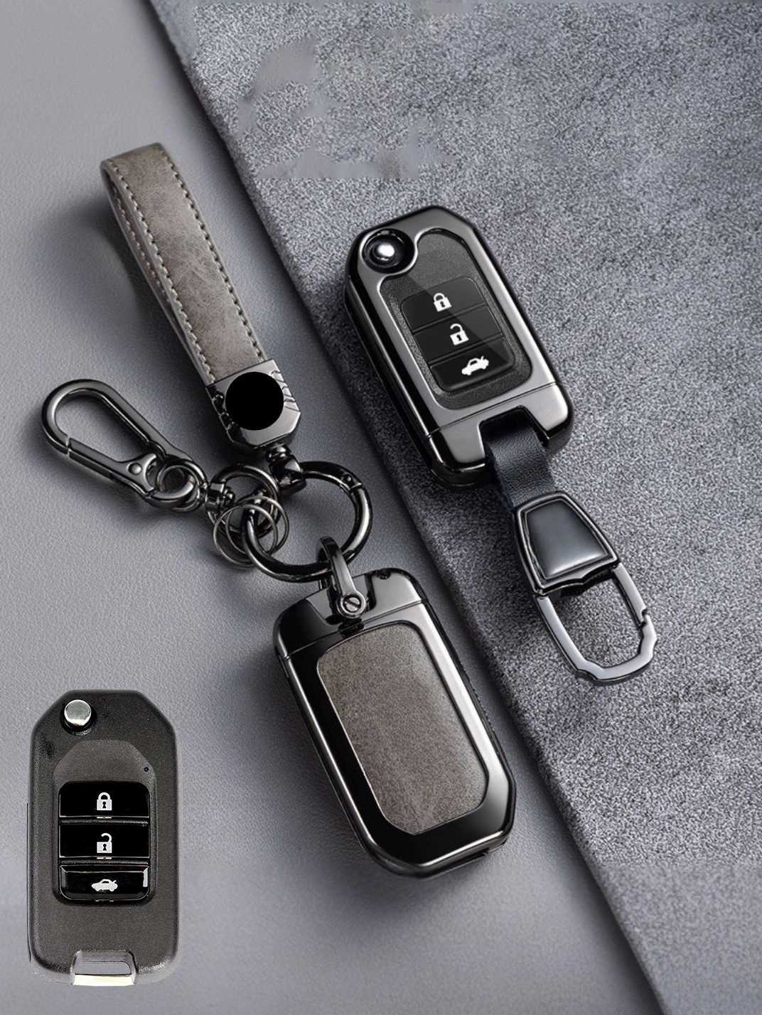 Premium Visible-Button Honda Key Shell