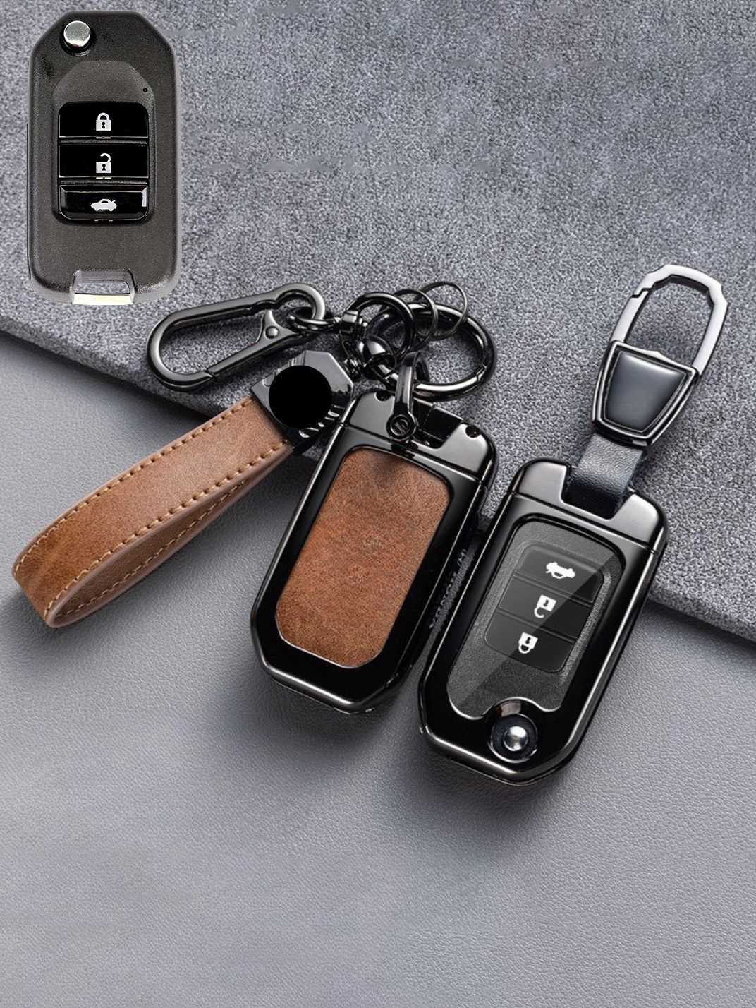 Premium Visible-Button Honda Key Shell