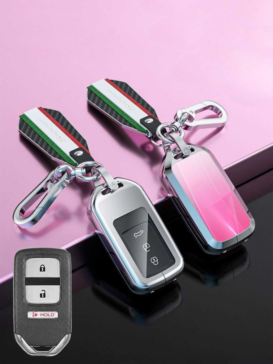 Visible Button Honda Key Protector Shell