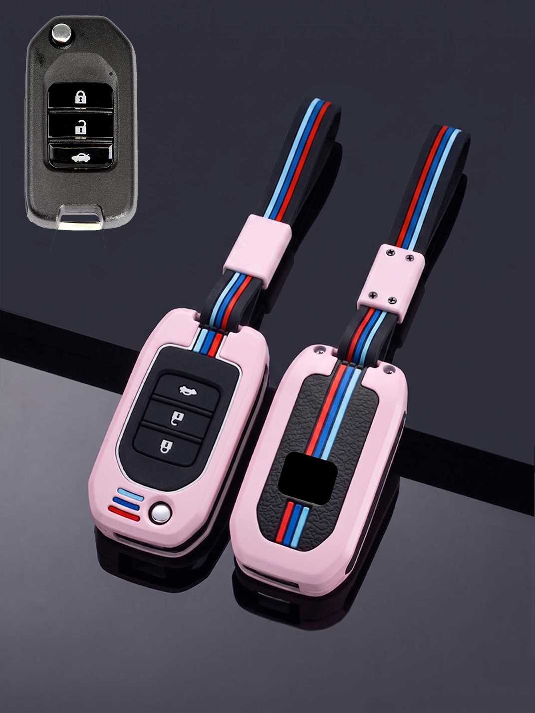 Luxury Colored Alloy Honda Key Fob Case