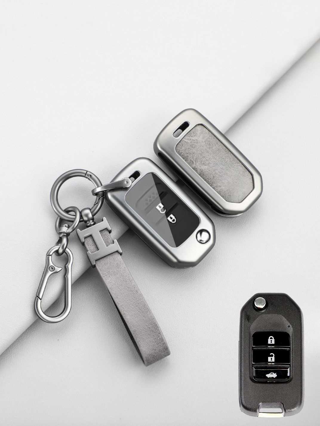 Premium Visible-Button Honda Key Shell