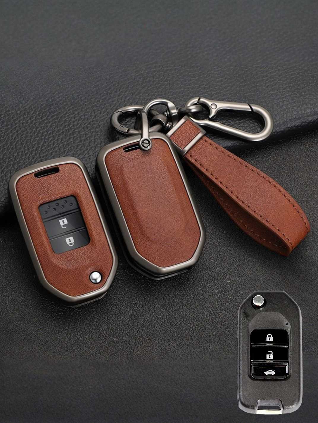 Premium Visible-Button Honda Key Shell